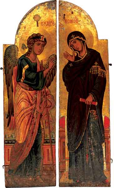 Annunciation (The Holy_Doors) from Saint Catherine's Monastery, Mount Sinai